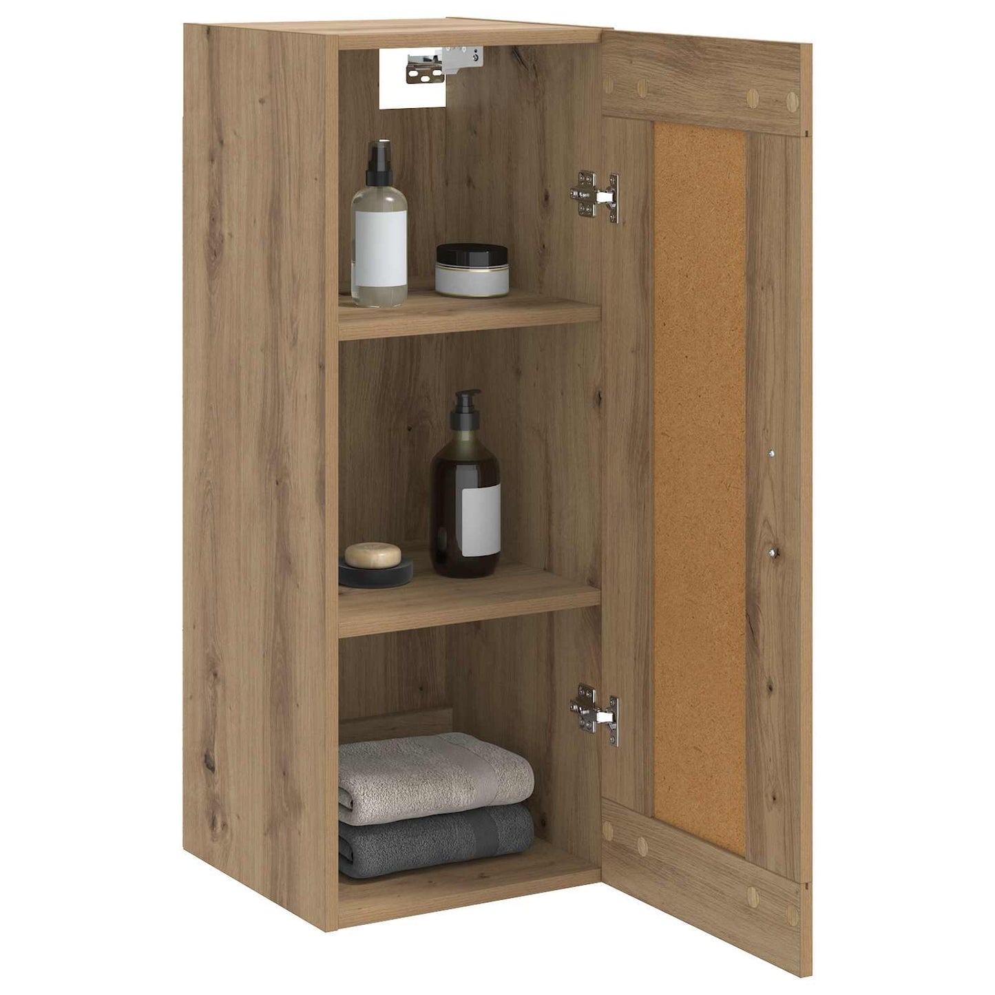 Wall Cabinet Artisan Oak 34.5 x 34 x 90 cm Engineered Wood