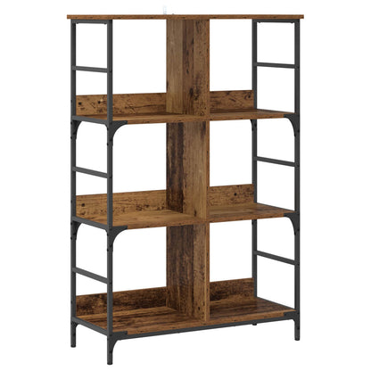 Bookshelf Old wood 78.5 x 33 x 117.5 cm metal PB