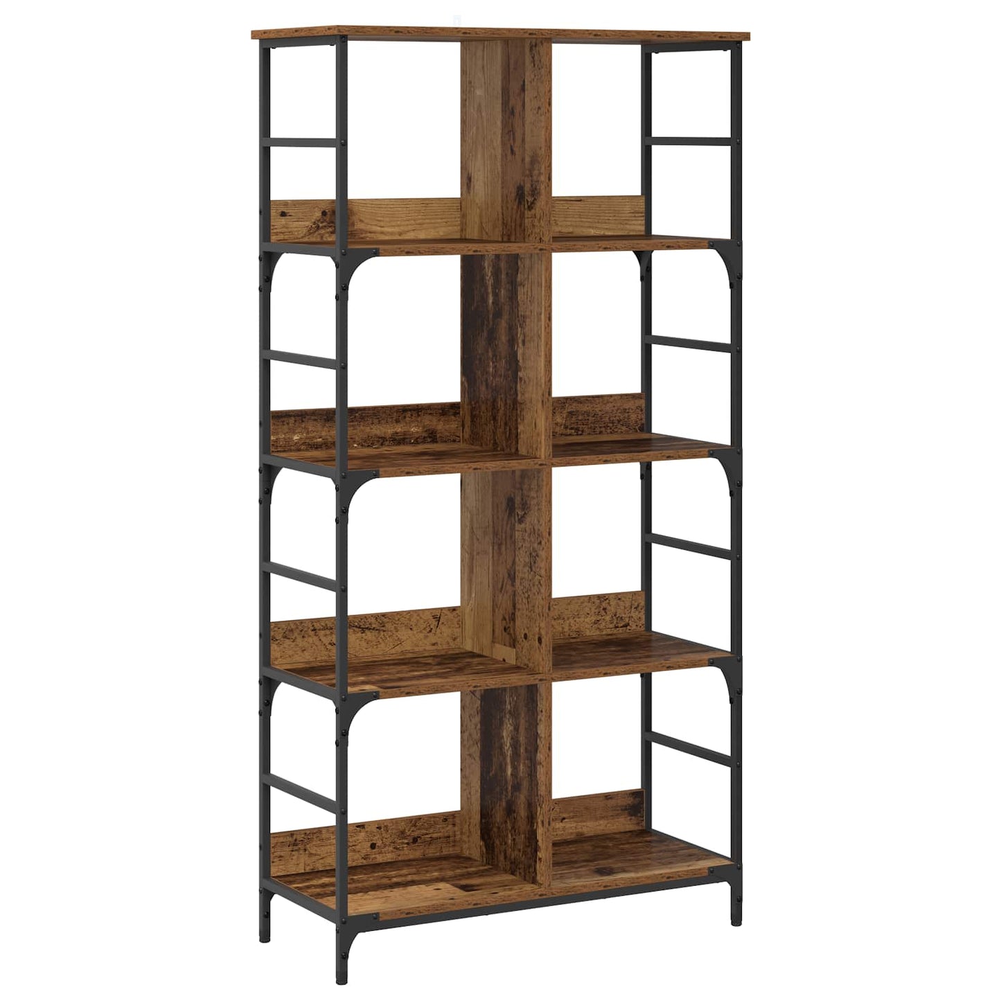 Bookshelf Old wood 78.5 x 33 x 153 cm metal PB