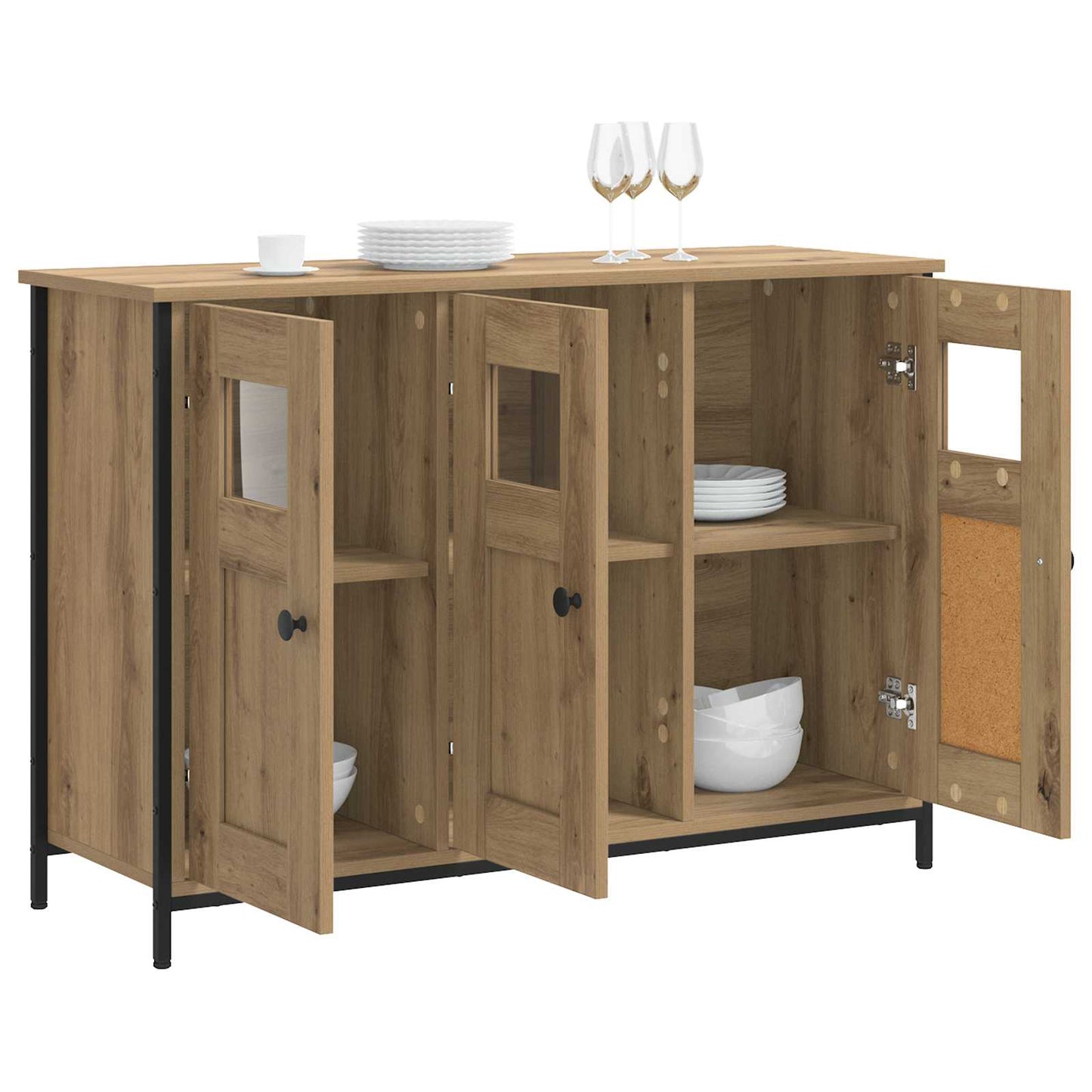 Sideboard Artisan Oak 100 x 35 x 70 cm Engineered Wood