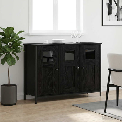 Sideboard Black Oak 100 x 35 x 70 cm Engineered Wood