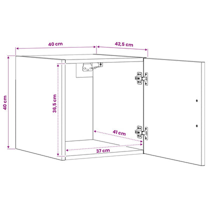 Wall Cabinet Old wood 40 x 42.5 x 40 cm PB