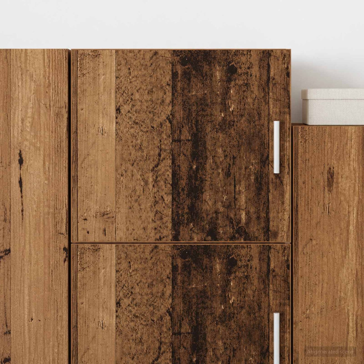 Wall Cabinet Old Wood 45 x 42.5 x 40 cm Engineered Wood