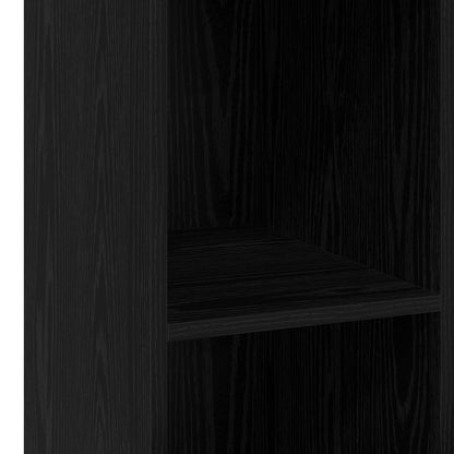 Sideboard Black Oak 30 x 41 x 93 cm Engineered Wood