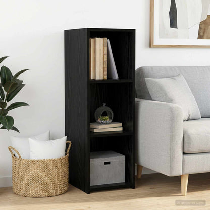 Sideboard Black Oak 30 x 41 x 93 cm Engineered Wood