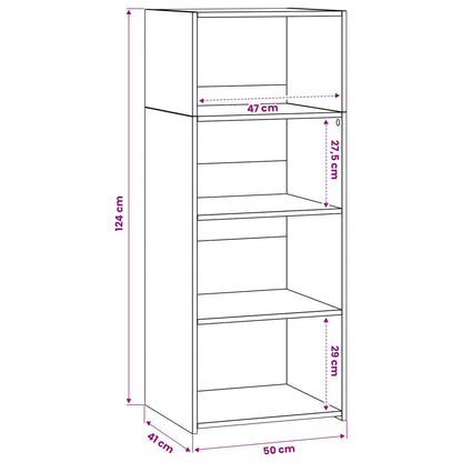 Highboard Old Wood 50 x 41 x 124 cm Engineered Wood