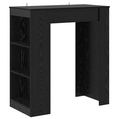 Bar Table 95 x 47 x 103.5 cm Engineered Wood Black Oak
