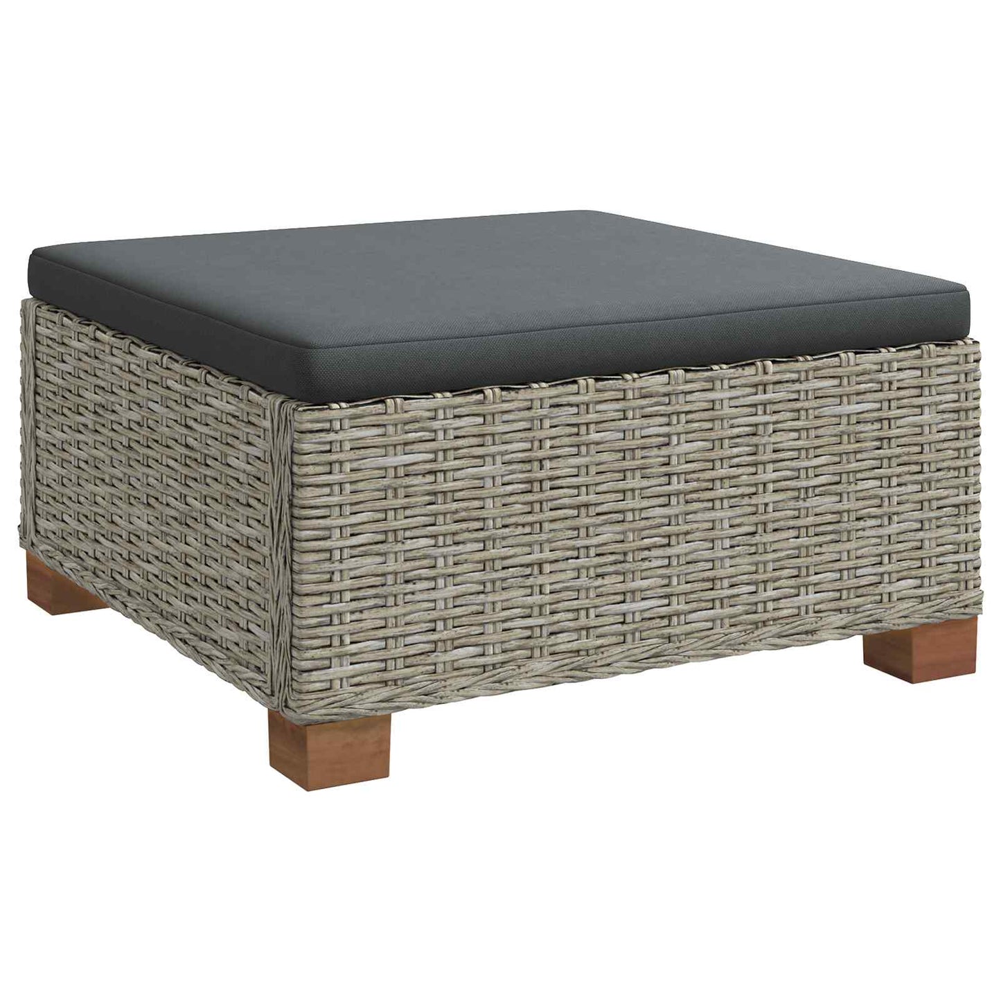 2 pcs Rattan Lounge Set with Cushions GENDT Natural Rattan