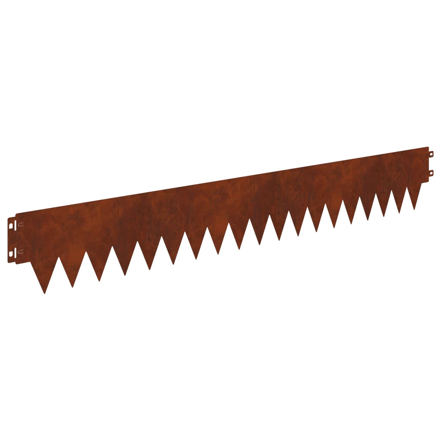Lawn Edging 30 pcs 103 x 15 cm metal Rusty