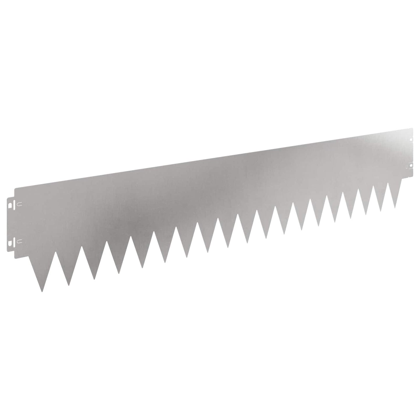 Lawn Edging 20 pcs 103 x 20 cm metal Silver