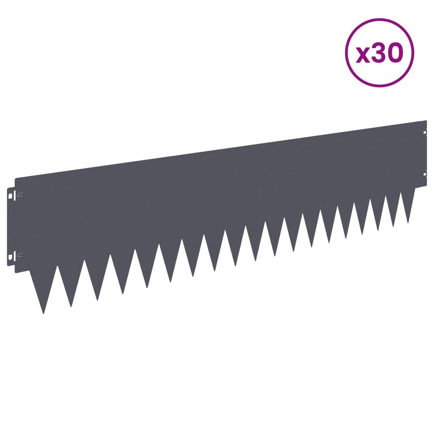 Lawn Edging 30 pcs metal