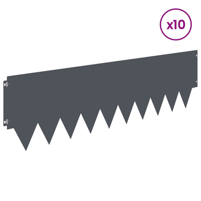 Lawn Edging 10 pcs metal