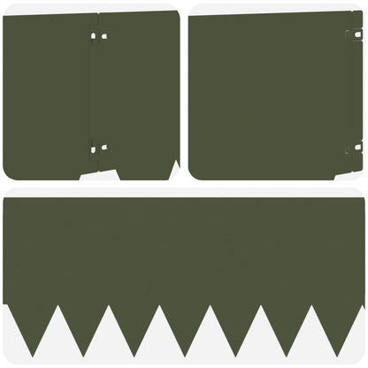 Lawn Edging 10 pcs metal
