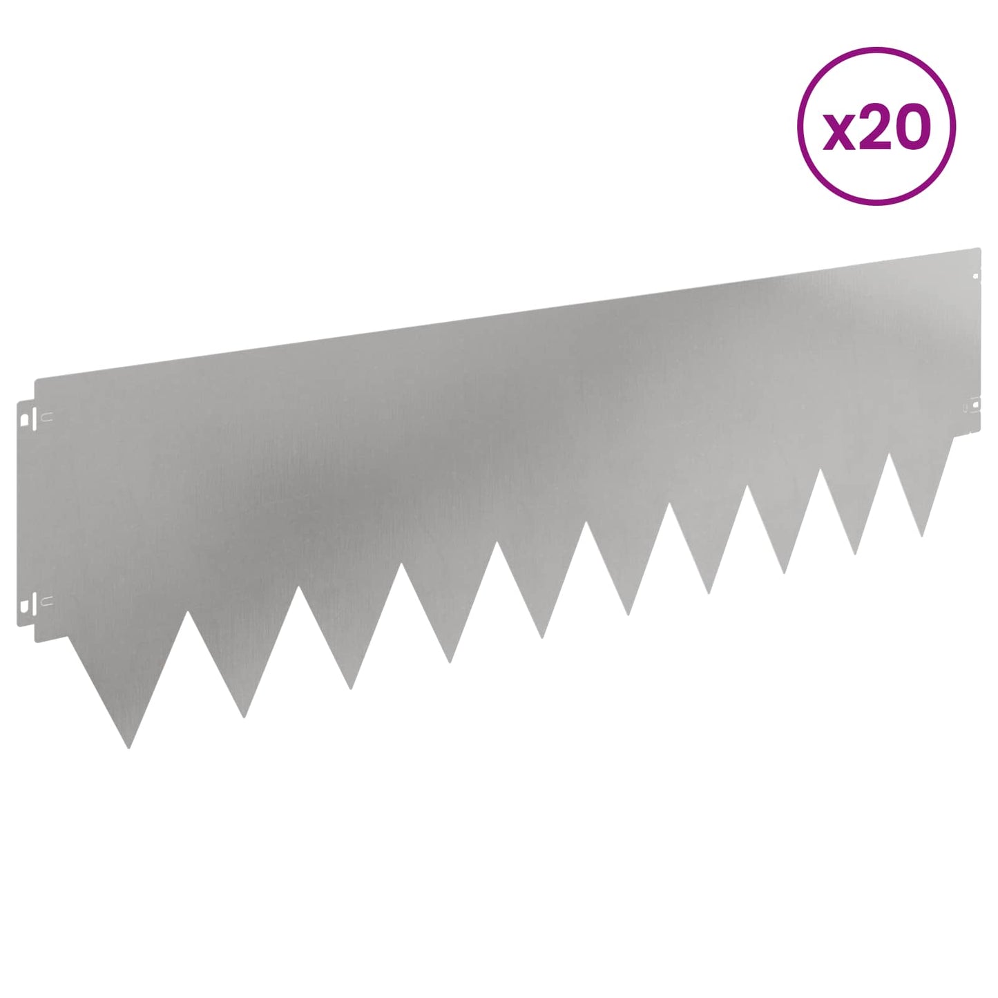 Lawn Edging 20 pcs metal