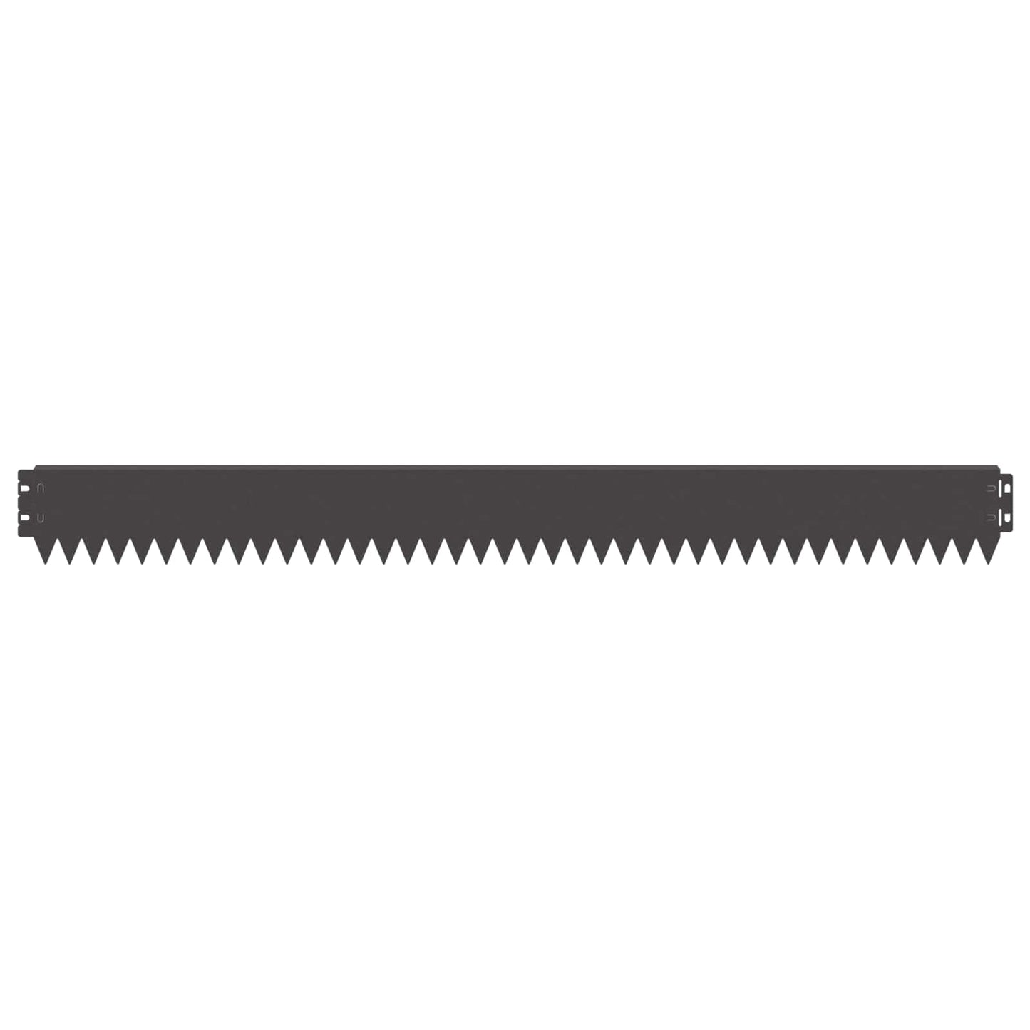 Lawn Edging 30 pcs 103 x 10 cm Steel Black