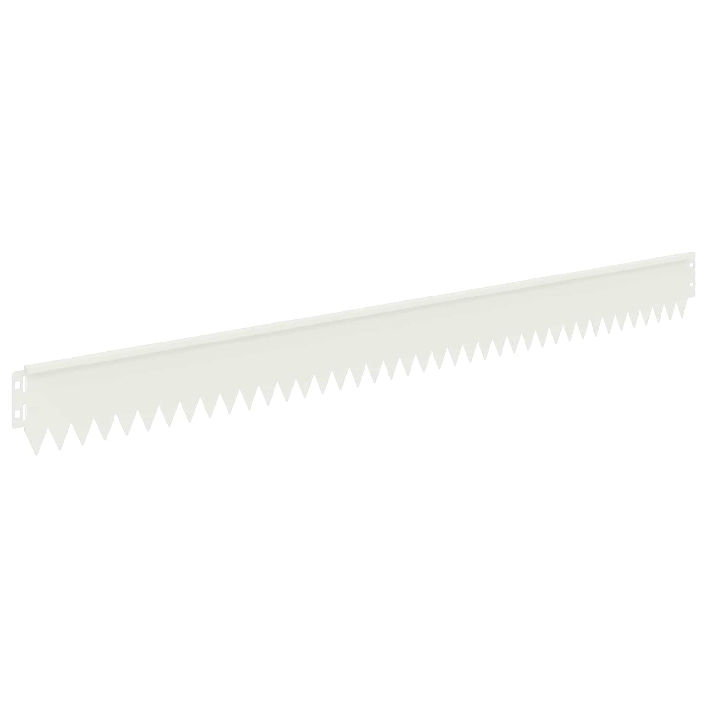 Lawn Edging 20 pcs 103 x 10 cm Steel White