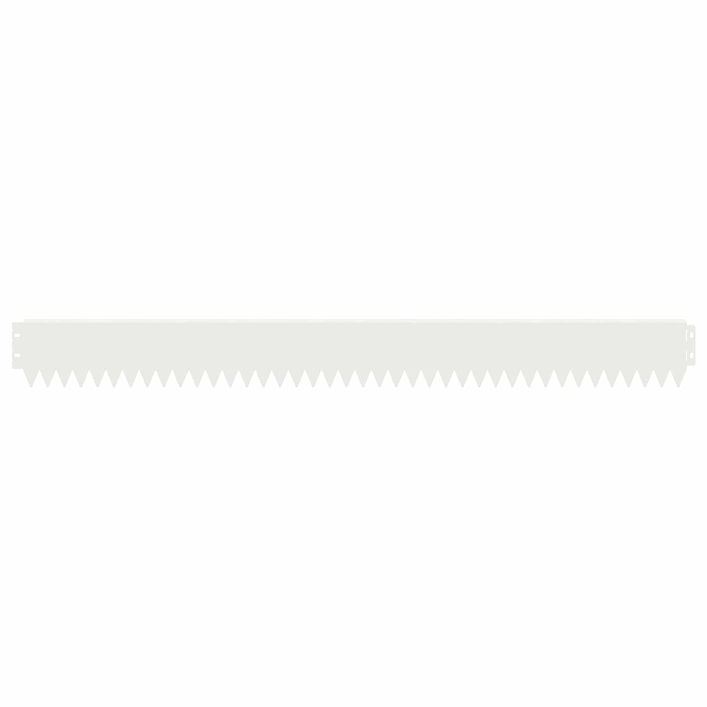 Lawn Edging 50 pcs 103 x 10 cm Steel White