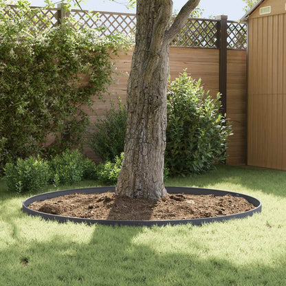 Lawn Edging 30 pcs 103 x 10 cm Steel Anthracite