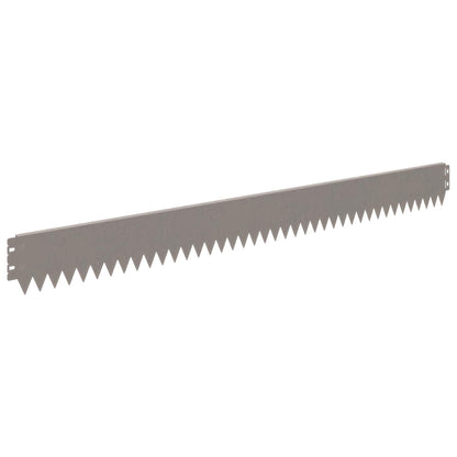 Lawn Edging 20 pcs 103 x 10 cm Steel Rusty
