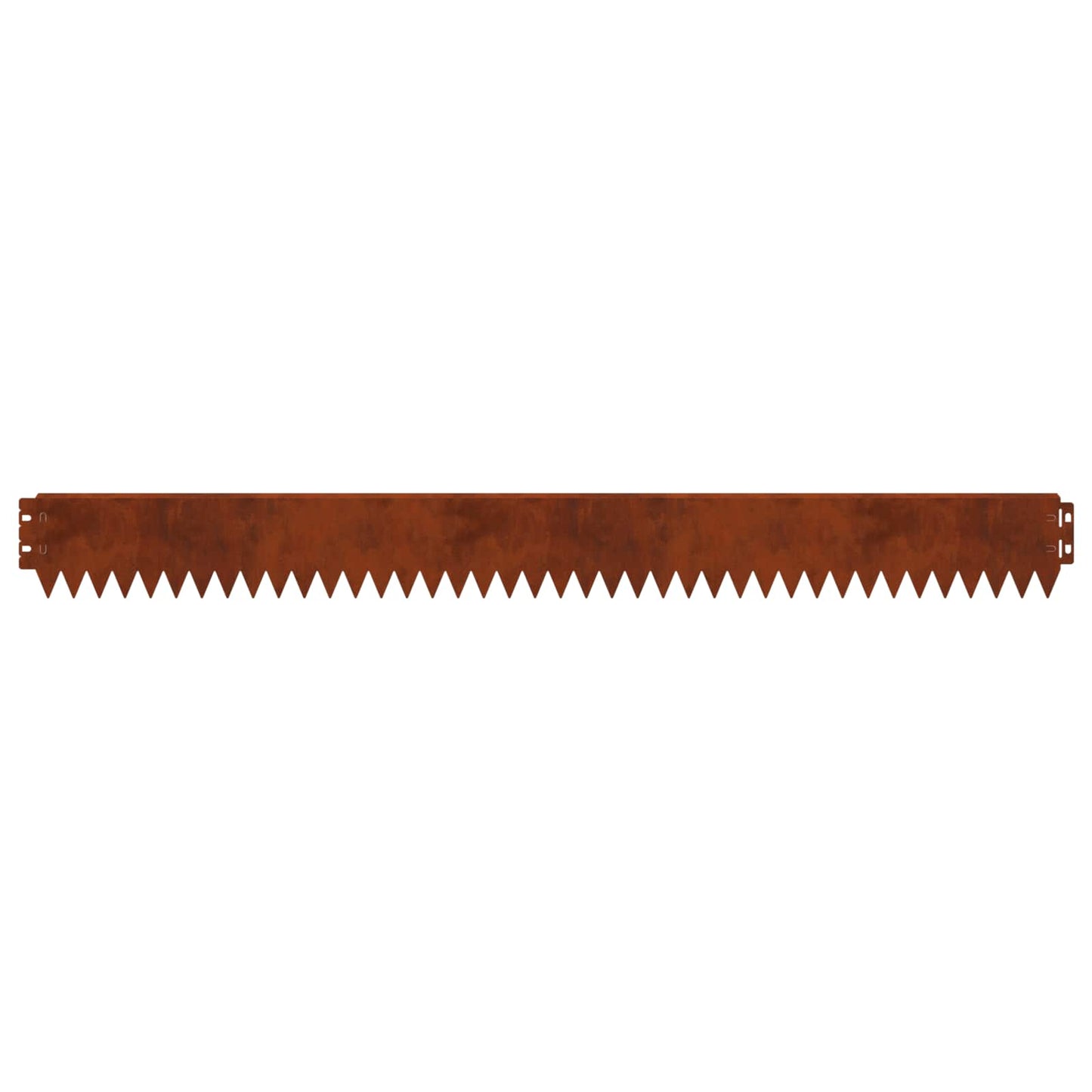 Lawn Edging 20 pcs 103 x 10 cm Steel Rusty