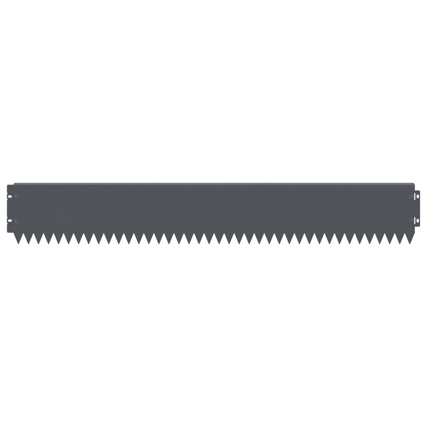 Lawn Edging 20 pcs 103 x 15 cm Steel Anthracite