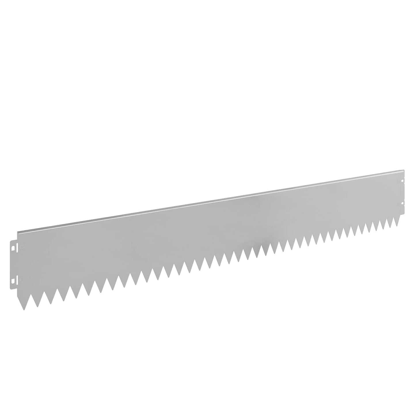 Lawn Edging 20 pcs 103 x 15 cm Steel Silver