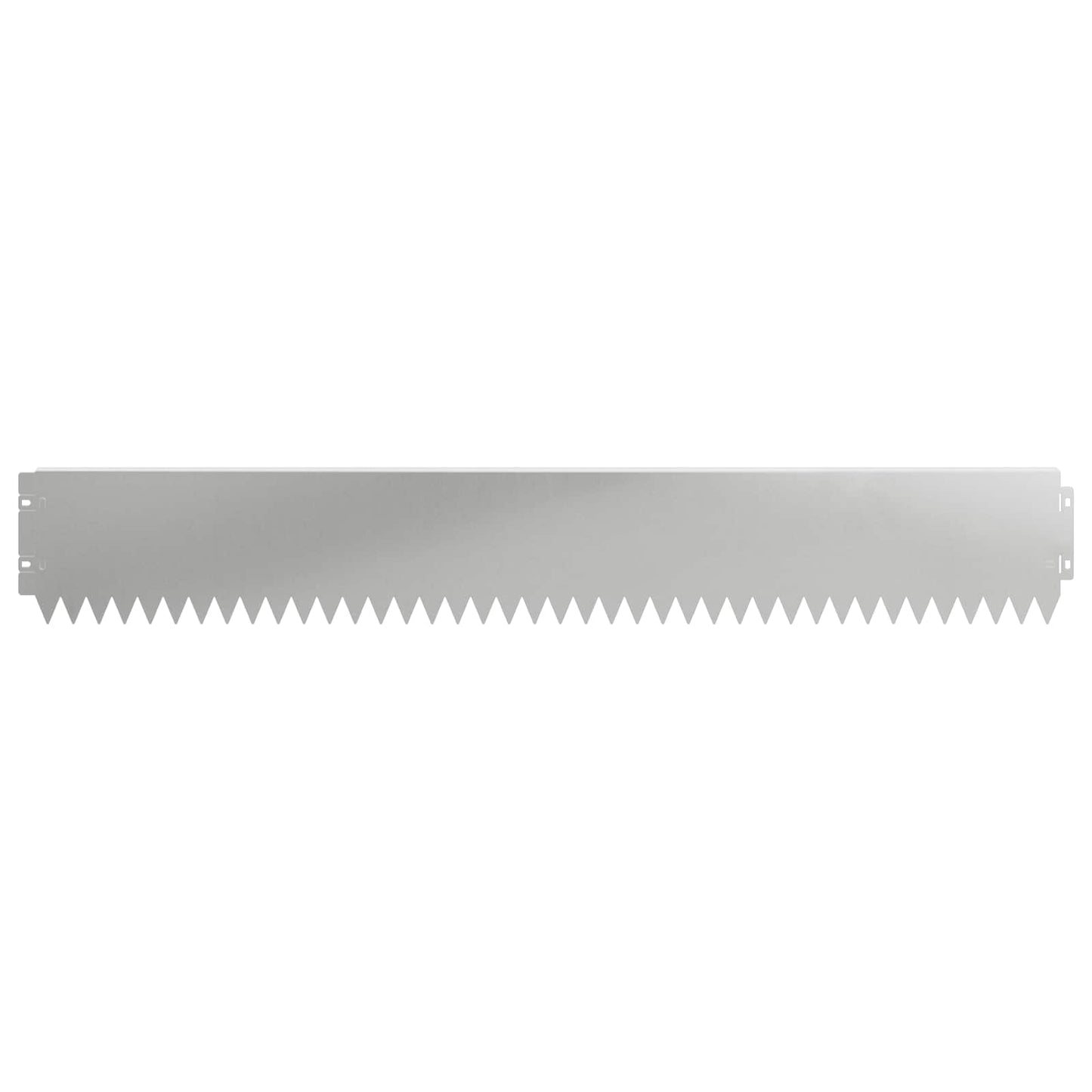Lawn Edging 30 pcs 103 x 15 cm Steel Silver