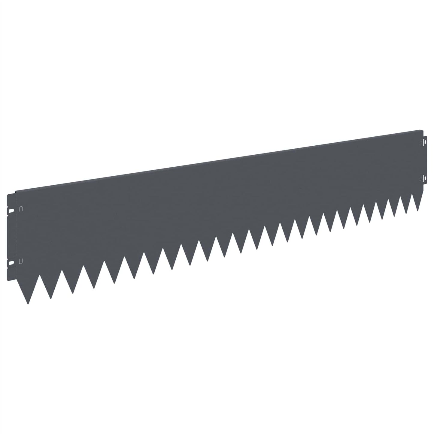 Lawn Edging 20 pcs 103 x 20 cm Steel Anthracite