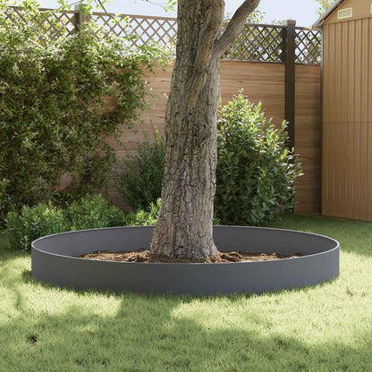 Lawn Edging 20 pcs 103 x 30 cm Steel Anthracite