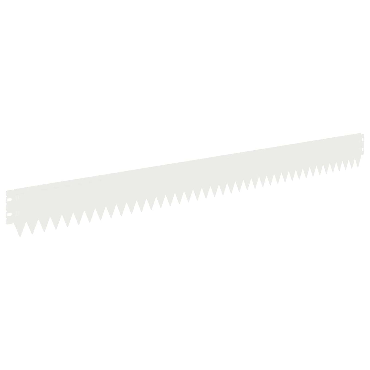 Lawn Edging 10 pcs 103 x 10 cm Steel White