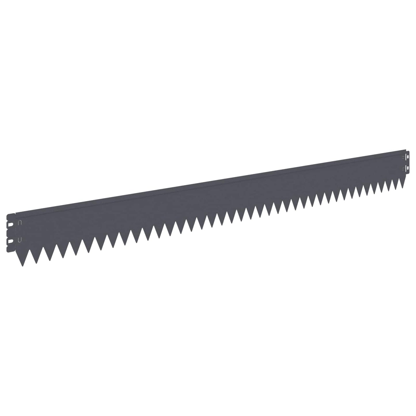 Lawn Edging 30 pcs 103 x 10 cm Steel Anthracite
