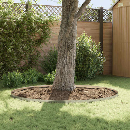 Lawn Edging 20 pcs 103 x 10 cm Steel Silver