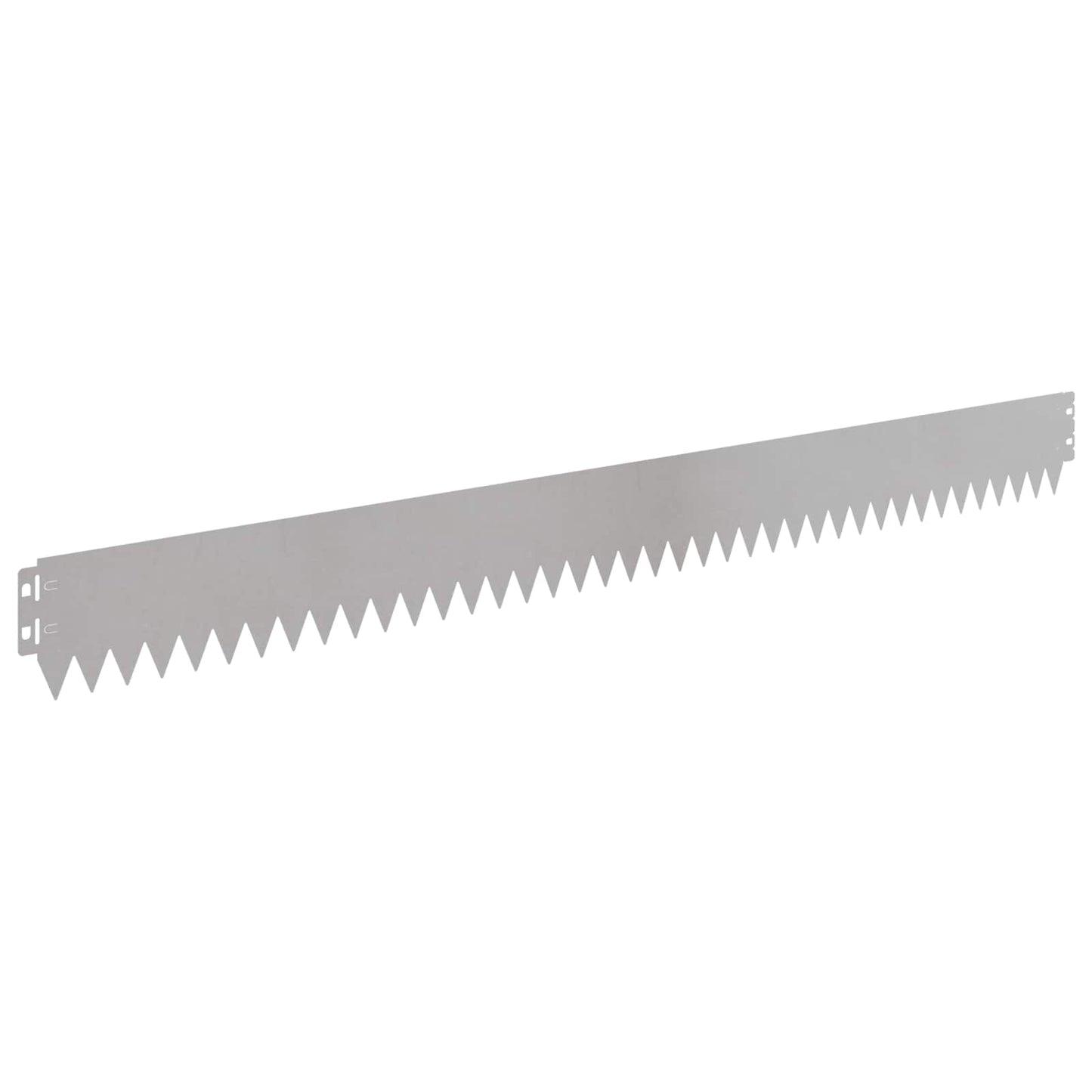 Lawn Edging 30 pcs 103 x 10 cm Steel Silver