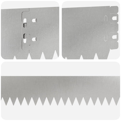 Lawn Edging 50 pcs 103 x 10 cm Steel Silver