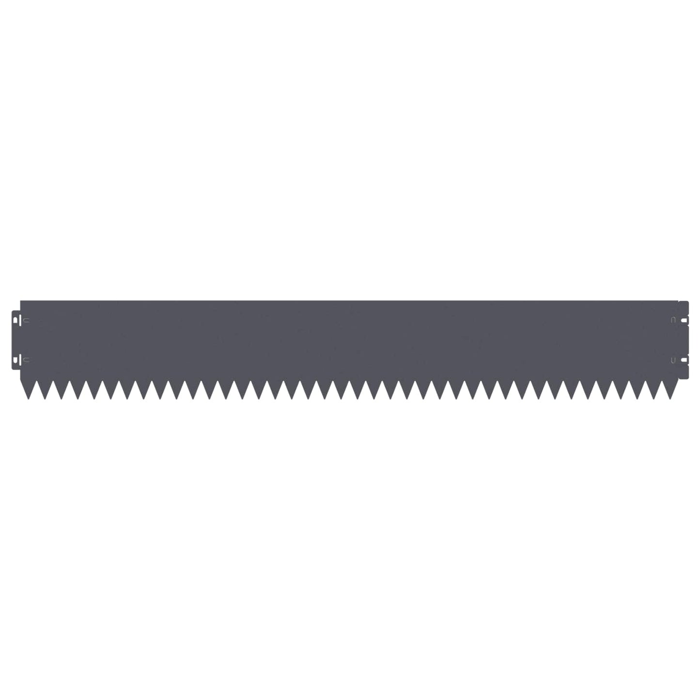 Lawn Edging 30 pcs 103 x 15 cm Steel Anthracite