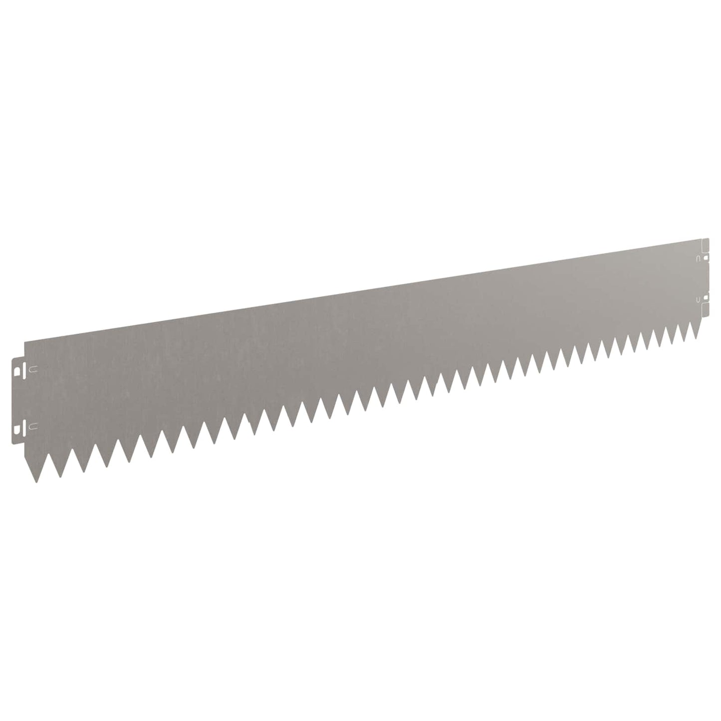 Lawn Edging 20 pcs 103 x 15 cm Steel Rusty