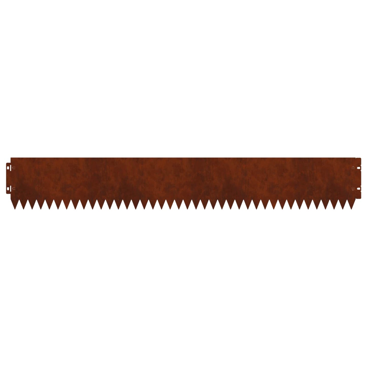 Lawn Edging 30 pcs 103 x 15 cm Steel Rusty
