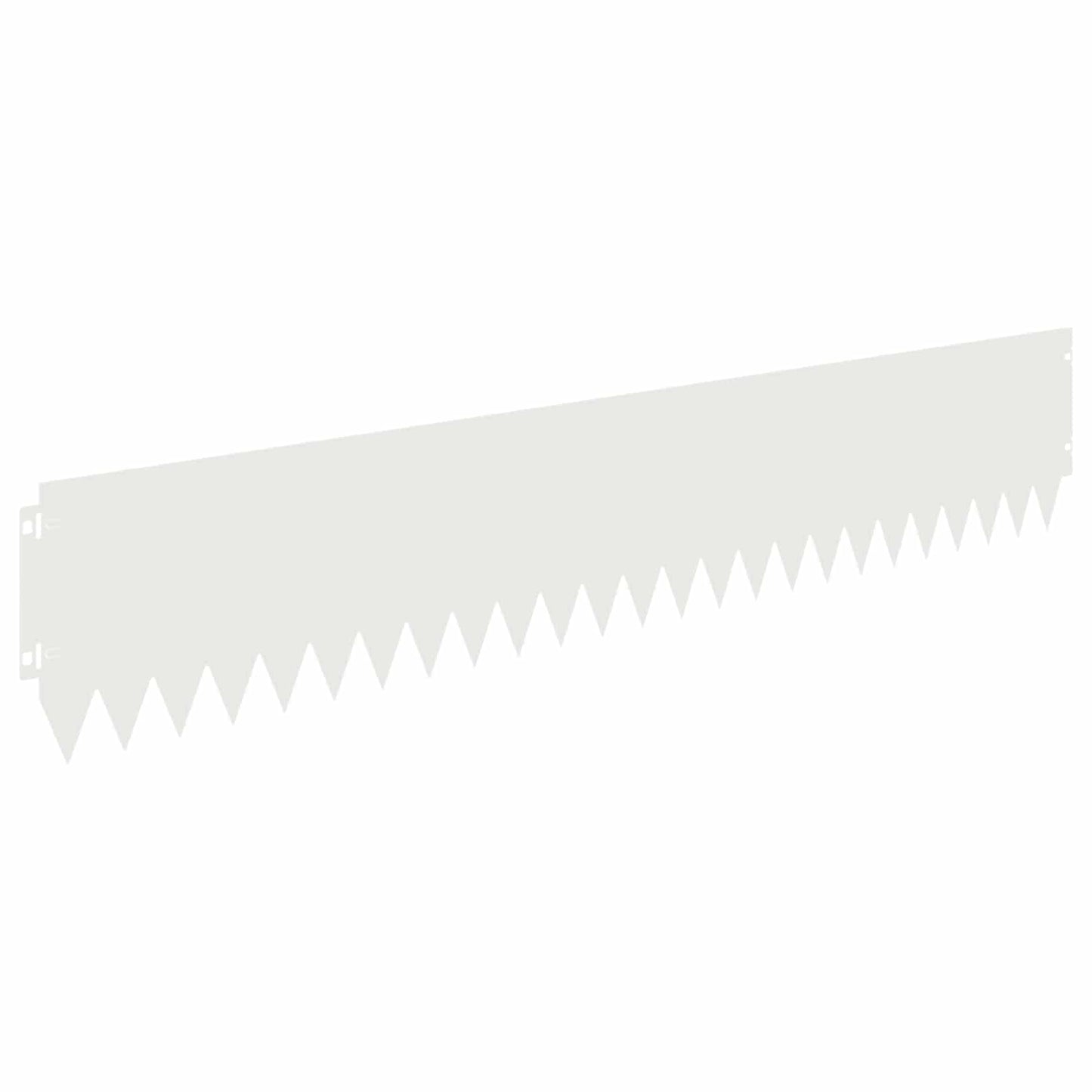 Lawn Edging 10 pcs 103 x 20 cm Steel White