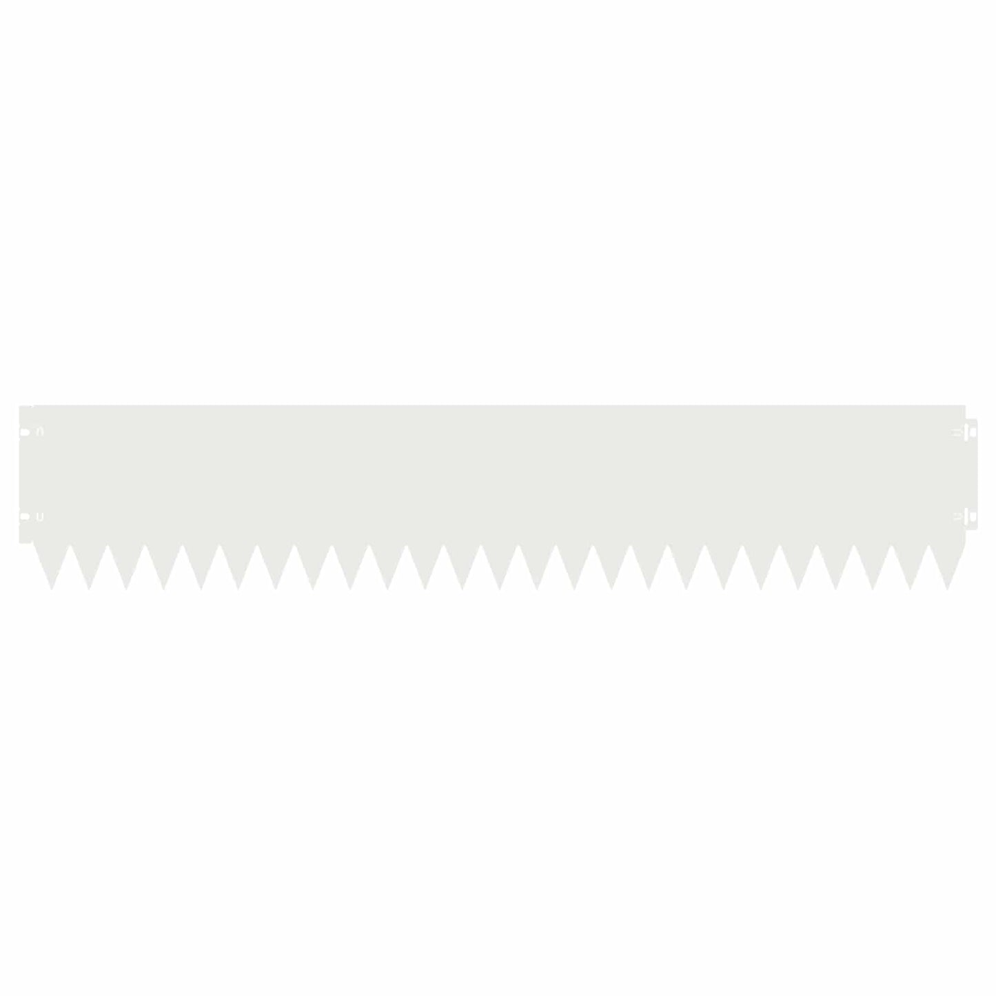 Lawn Edging 10 pcs 103 x 20 cm Steel White