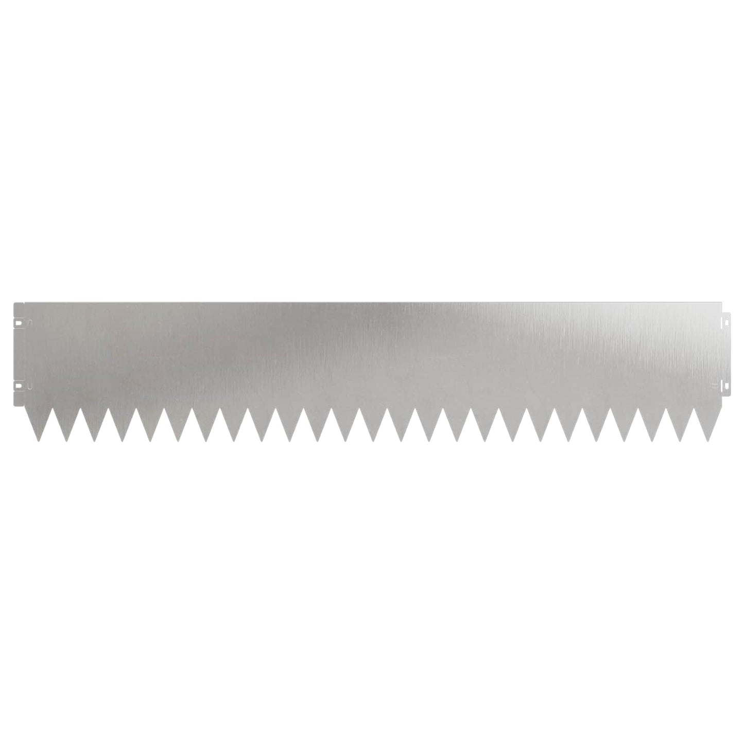 Lawn Edging 30 pcs 103 x 20 cm Steel Silver