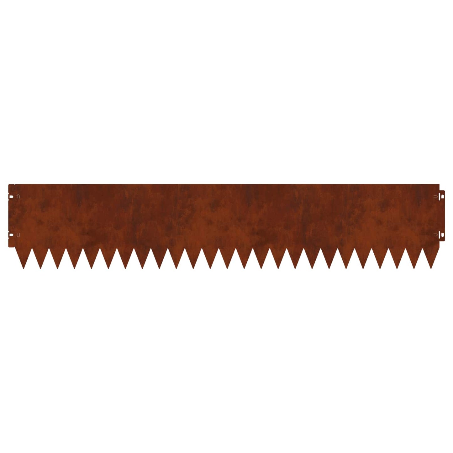 Lawn Edging 20 pcs 103 x 20 cm Steel Rusty