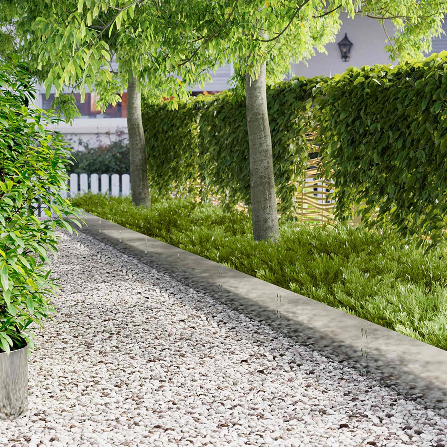 Lawn Edging 10 pcs 100 x 30 cm Steel Silver