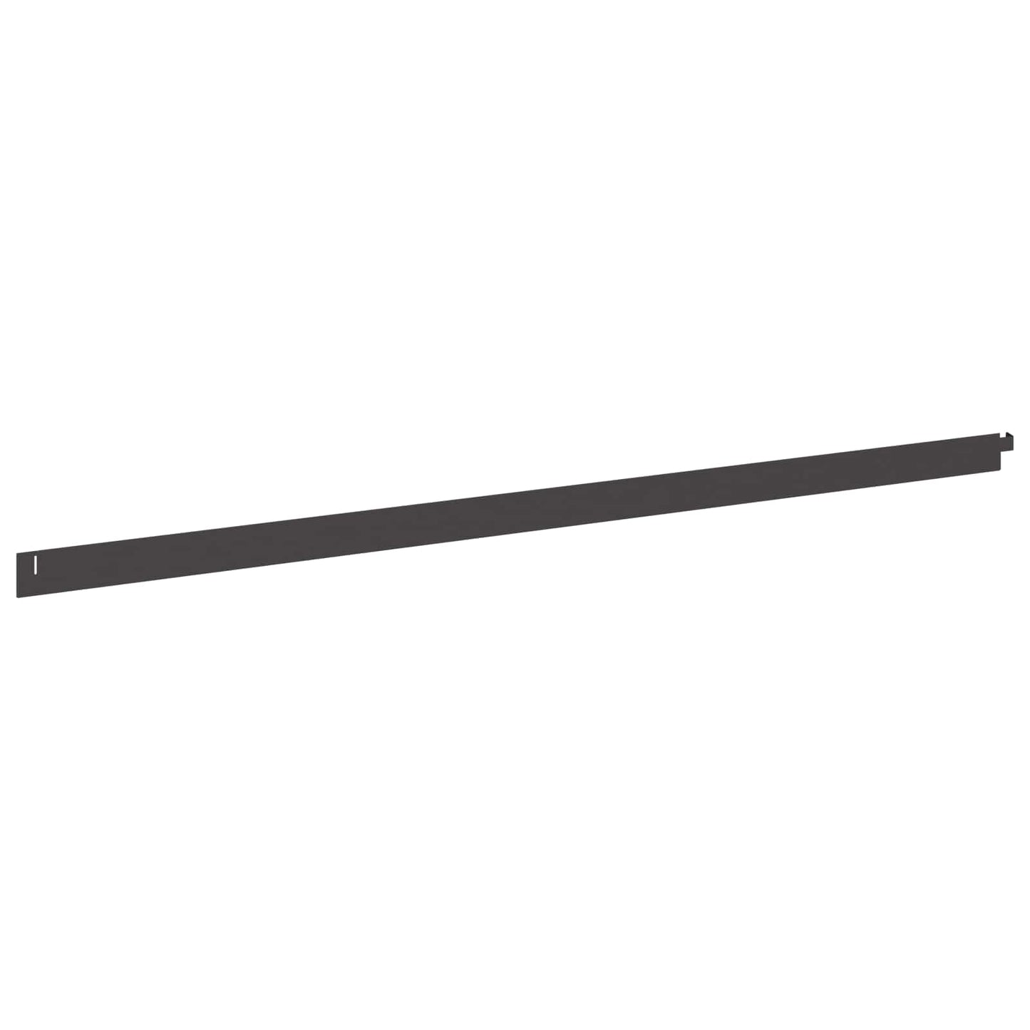 Lawn Edging 10 pcs 102 x 4 x 4 cm Steel Black