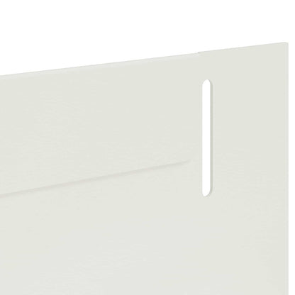 Lawn Edging 10 pcs 102 x 4 x 4 cm Steel White