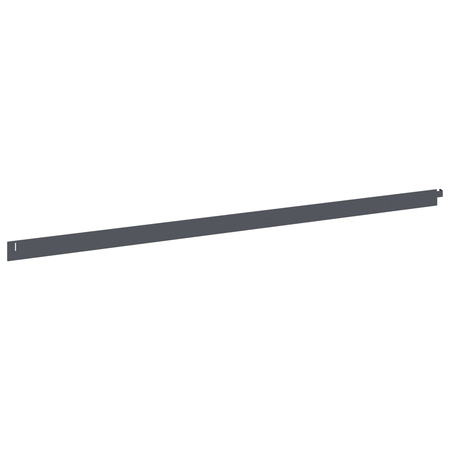 Lawn Edging 20 pcs 102 x 4 x 4 cm Steel Anthracite