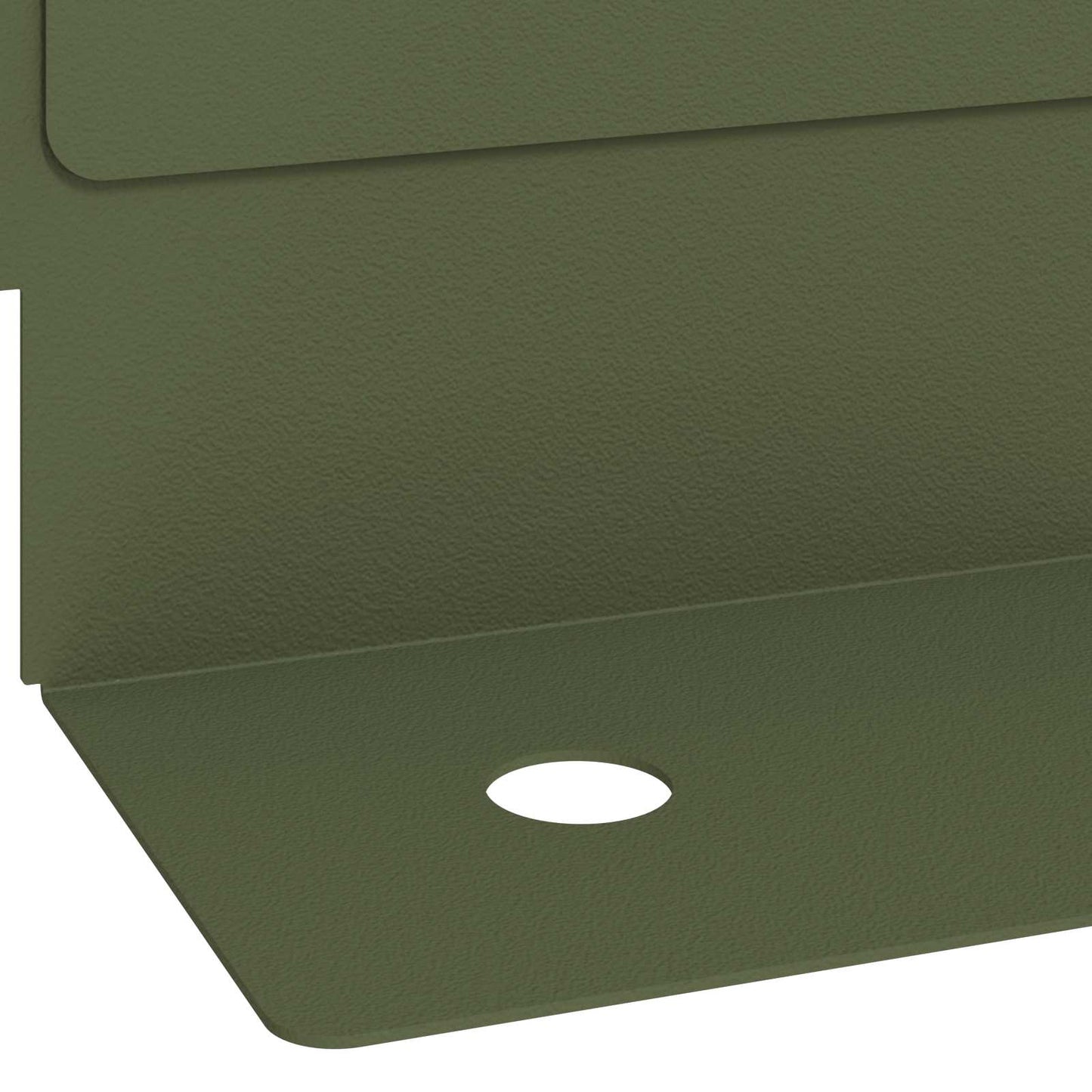 Lawn Edging 10 pcs 102 x 4 x 4 cm Steel Olive Green