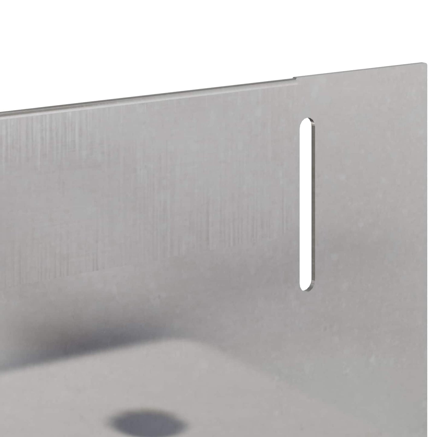 Lawn Edging 10 pcs 102 x 4 x 4 cm Steel Silver