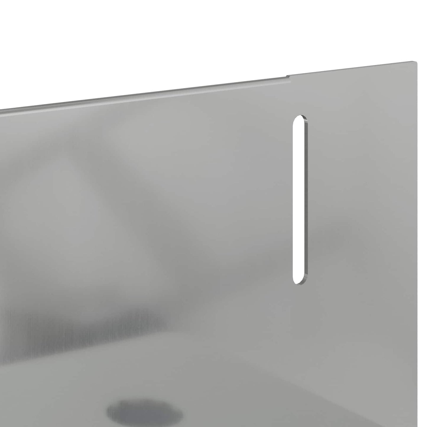 Lawn Edging 20 pcs 102 x 4 x 4 cm Steel Silver