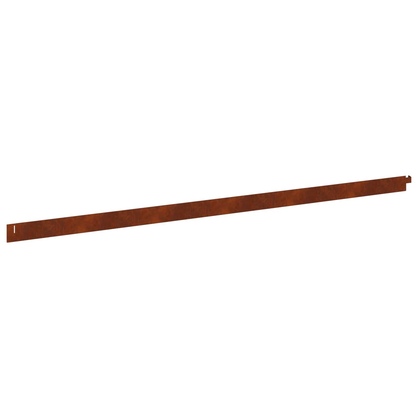 Lawn Edging 10 pcs 102 x 4 x 4 cm Steel Rusty