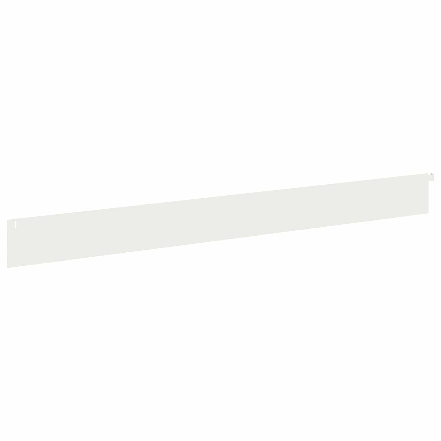 Lawn Edging 30 pcs 102 x 10 x 4 cm Steel White